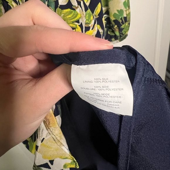 J. Crew 100% Silk Floral Flounce Hem Dress - Picture 11 of 16